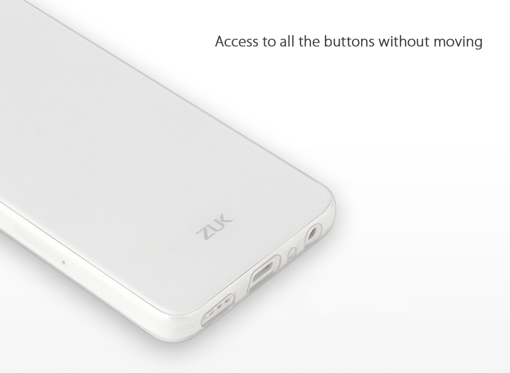 ASLING Transparent TPU Soft Protective Phone Back Case for Lenovo ZUK Z2
